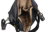 Convertible Crossbody Backpack - Black - Ampere Creations