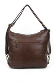 Convertible Crossbody Backpack - Chocolate Brown - Ampere Creations