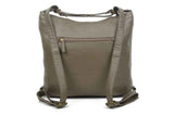 Convertible Crossbody Backpack - Dark Grey - Ampere Creations