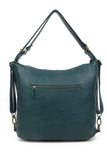 Convertible Crossbody Backpack - Forest Green - Ampere Creations