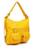 Convertible Crossbody Backpack - Honey Mustard - Ampere Creations