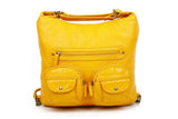 Convertible Crossbody Backpack - Honey Mustard - Ampere Creations