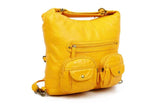 Convertible Crossbody Backpack - Honey Mustard - Ampere Creations