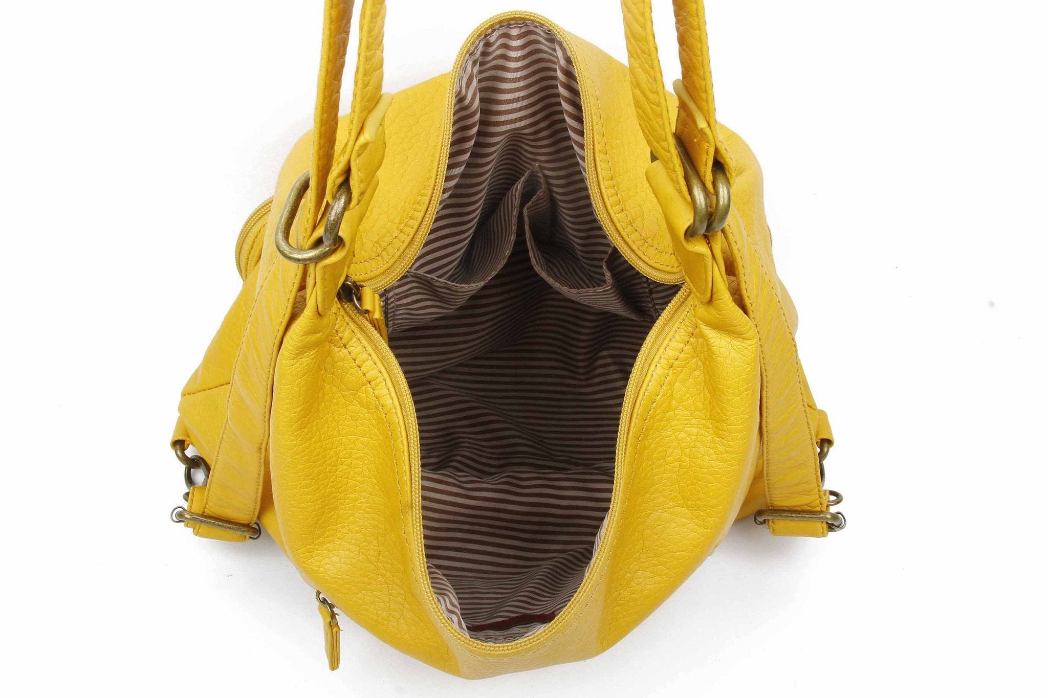 Convertible Crossbody Backpack Mustard Ampere Creations