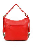 Convertible Crossbody Backpack - Poppy Red - Ampere Creations