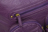 Convertible Crossbody Backpack - Purple - Ampere Creations