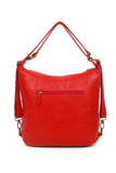 Convertible Crossbody Backpack - Red - Ampere Creations