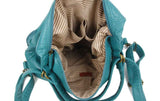 Convertible Crossbody Backpack - Teal - Ampere Creations