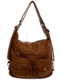 Convertible Crossbody Backpack ( Multiple Colors) - #B333 - Ampere Creations