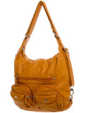 Convertible Crossbody Backpack - Camel - Ampere Creations