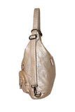 Convertible Crossbody Backpack - Champagne - Ampere Creations