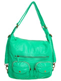 Convertible Crossbody Backpack ( Multiple Colors) - #B333 - Ampere Creations