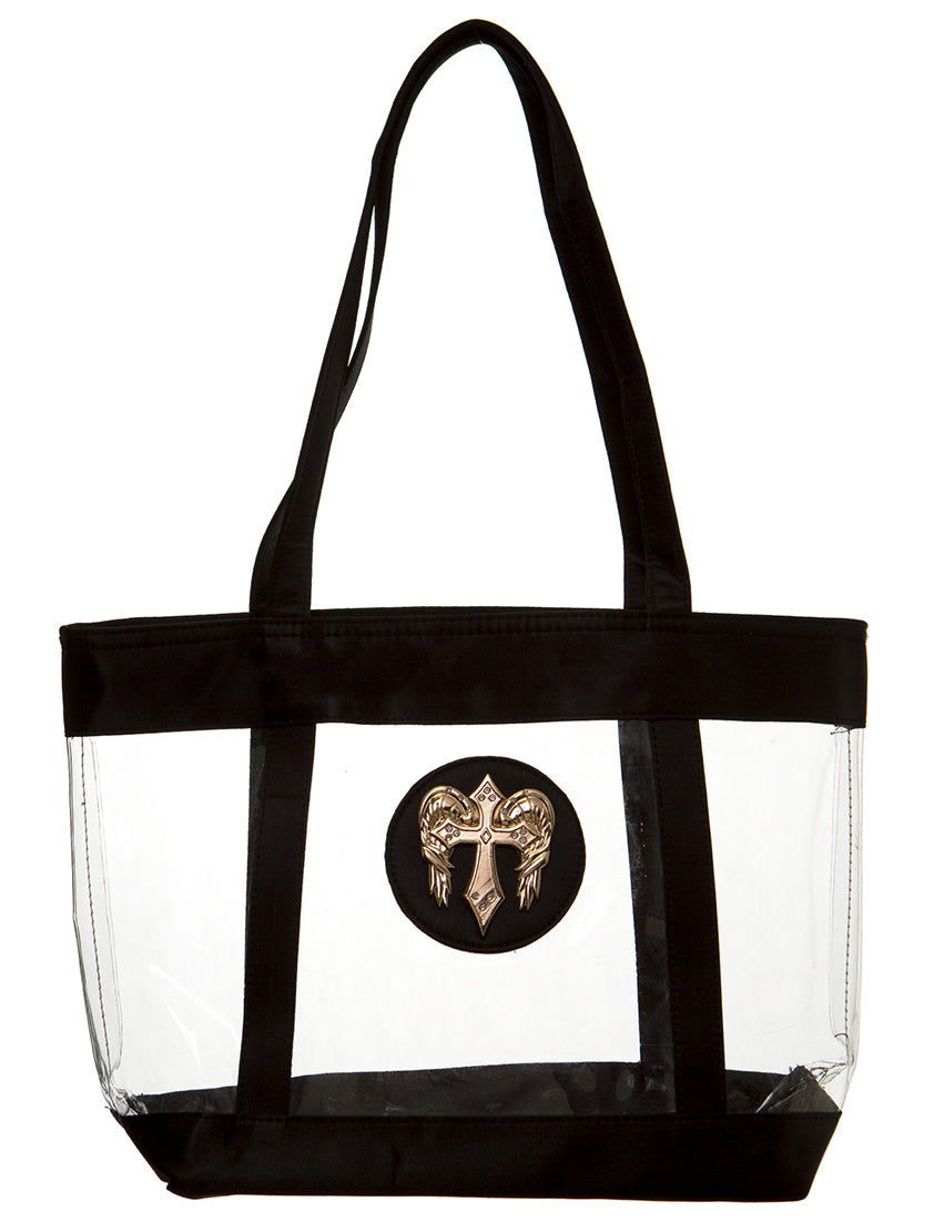 Clear Bag Stadium Approved for Women and Men See Through Transparent Clear  Tote Bag 12x12x6 For Work Concerts or Sporting Events (CH-Y058) 
