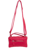 The Classical Three Way Wristlet Crossbody - Coral - Ampere Creations