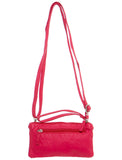 The Classical Three Way Wristlet Crossbody - Coral - Ampere Creations