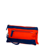 Gameday Wristlet Crossbody - Orange/Royal Blue