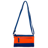 Gameday Wristlet Crossbody - Orange/Royal Blue