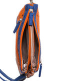 Gameday Wristlet Crossbody - Orange/Blue - Ampere Creations