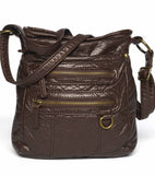 The Willa Crossbody - Chocolate Brown - Ampere Creations