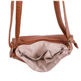 Paige Crossbody - Brown - Ampere Creations