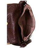 Paige Crossbody - Chocolate Brown - Ampere Creations