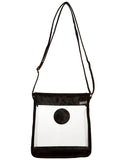 Stadium Approved Vinyl Clear Mini Box Tote - Fler de Lis