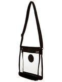 Stadium Approved Vinyl Clear Mini Box Tote - Fler de Lis