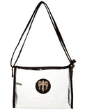 Stadium Approved Vinyl Clear Wide Crossbody Bag - Arch Angel