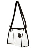 Stadium Approved Vinyl Clear Wide Crossbody Bag - Arch Angel