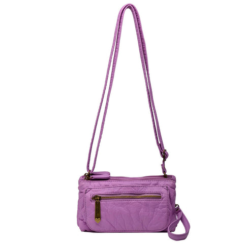 The Chloe Three Way Wristlet Crossbody - Light Purple