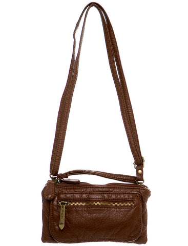 The Chloe Three Way Wristlet Crossbody - Brown