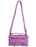 The Tara Three Way Wristlet Crossbody - Light Purple