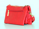 The Janey Jane Wallet Crossbody - Red