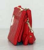 The Janey Jane Wallet Crossbody - Red