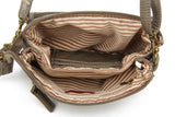 The Anita Three Way Crossbody Wristlet - Dark Grey - Ampere Creations