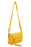 The Anita Three Way Crossbody Wristlet - Honey Mustard - Ampere Creations