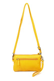 The Anita Three Way Crossbody Wristlet - Honey Mustard - Ampere Creations