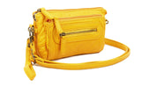 The Anita Three Way Crossbody Wristlet - Honey Mustard - Ampere Creations