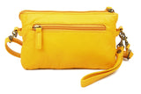 The Anita Three Way Crossbody Wristlet - Honey Mustard - Ampere Creations