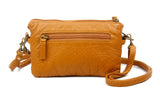 The Anita Three Way Crossbody Wristlet - Light Brown - Ampere Creations