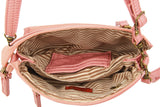 The Anita Three Way Crossbody Wristlet - Rose Pink - Ampere Creations