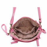 The Anita Three Way Crossbody Wristlet - Bubble Gum Pink