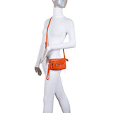 The Anita Three Way Crossbody Wristlet - Orange