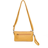 The Anita Three Way Crossbody Wristlet - Mustard - Ampere Creations