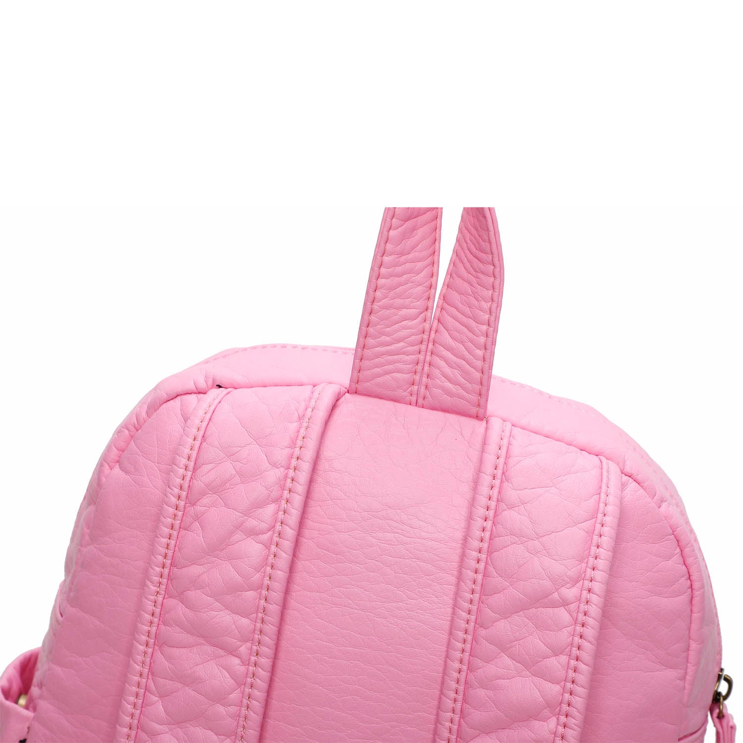 bprep pink leather backpack The Marie Backpack Soft Vegan Leather Medium Size