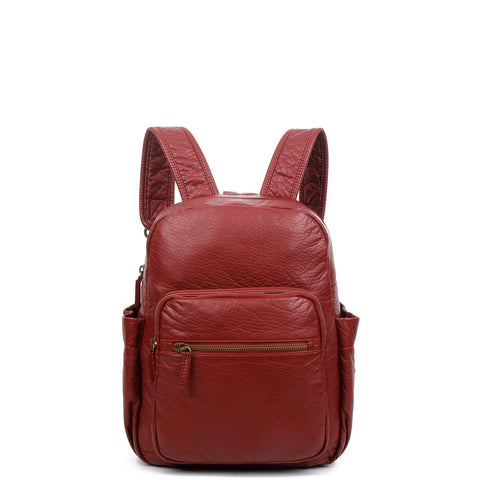 The Marie Backpack - Burgundy - Ampere Creations