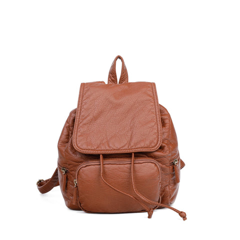 The Marion Backpack - Brown - Ampere Creations