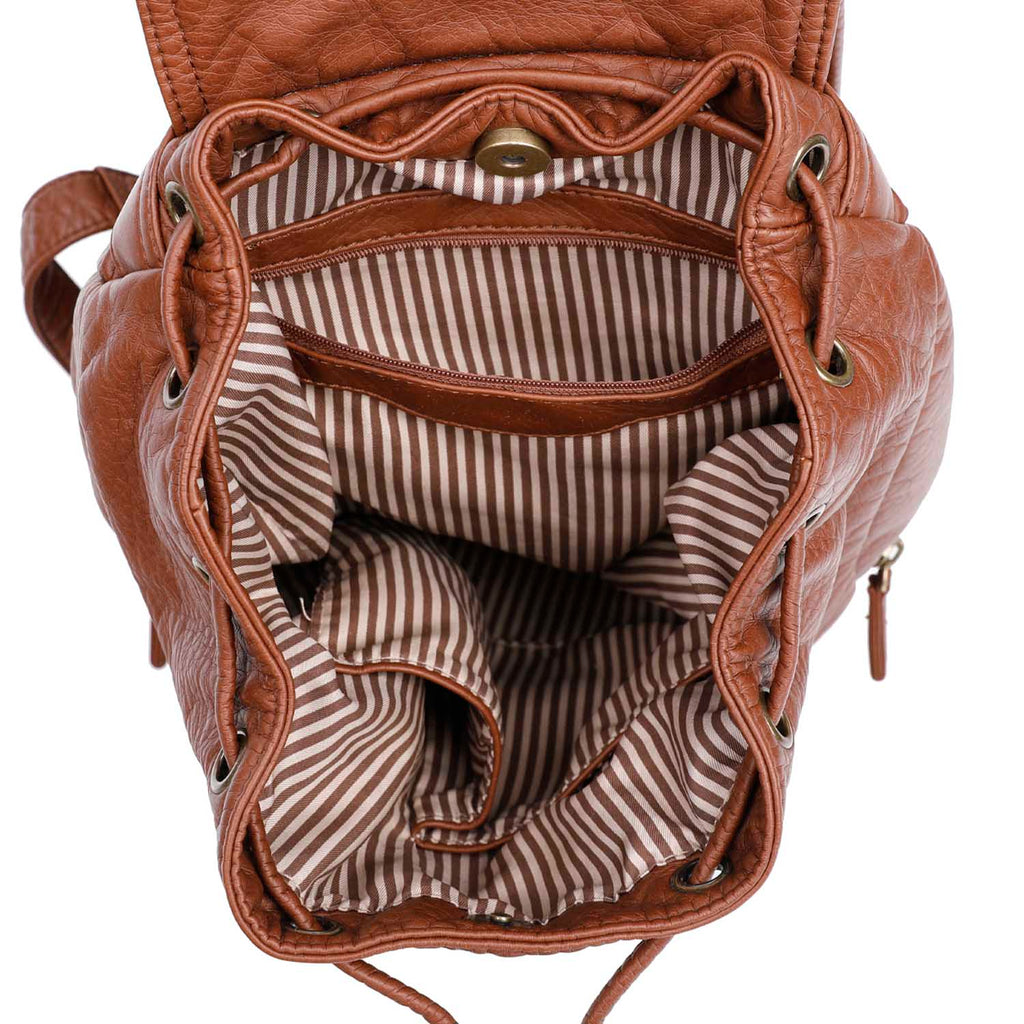 The Marion Backpack - Brown – Ampere Creations
