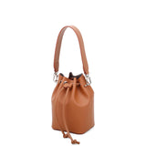 Chloe Mini Bucket Crossbody - Brown