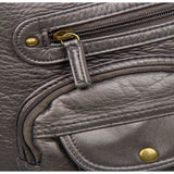 Mini Convertible Backpack - Dark Silver